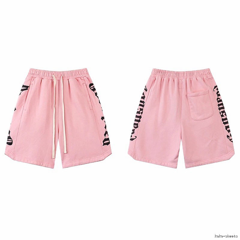 Godspeed Gothic Print Street Style Pink Shorts