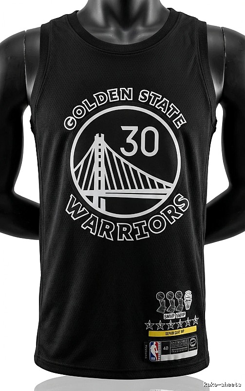 Golden State Warriors Curry Style Black Vest