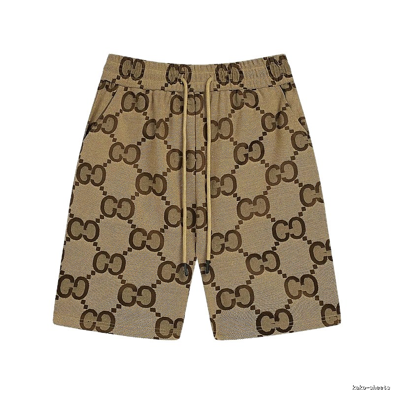Gucci Double G Brown Retro Shorts