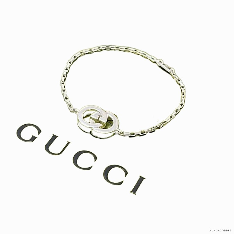 Gucci Double G Sterling Silver Bracelet