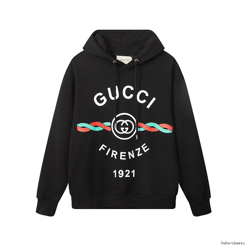 Gucci Hoodie with Black Hoodie with Gucci Firenze