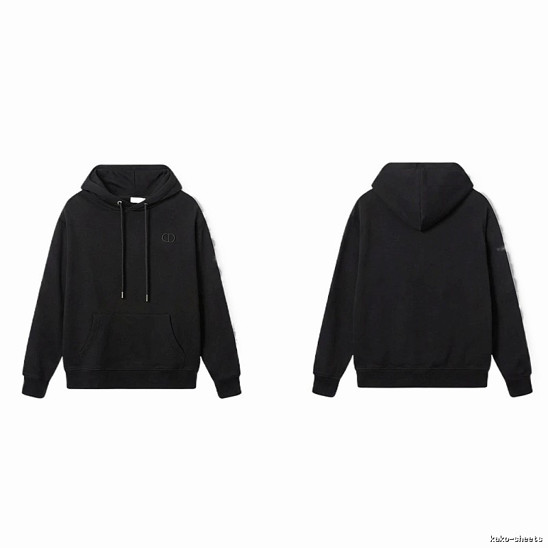 Gucci minimalist style black hoodie