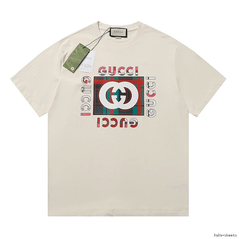 Gucci printed fashion white T-shirt