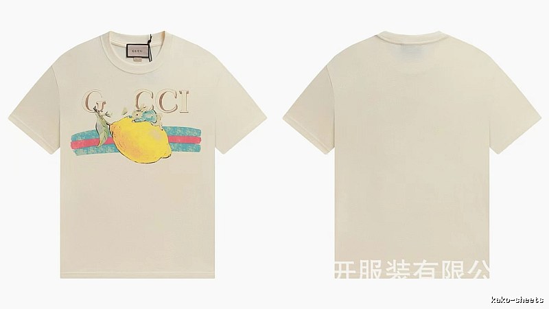 Gucci Vintage-style Off-white Lemon Print T-Shirt