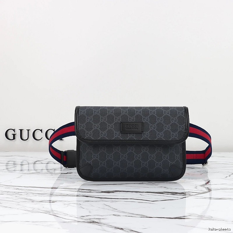 Gucci Waist Bag with Black GG Waist Bag for Casual Outfits