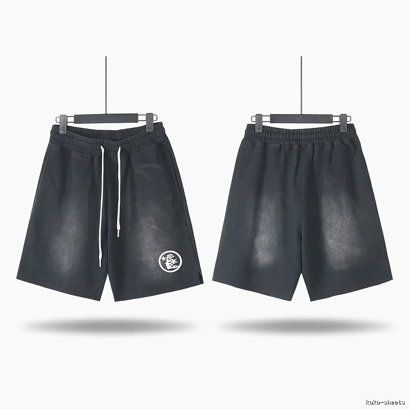 Hellstar dark style black shorts
