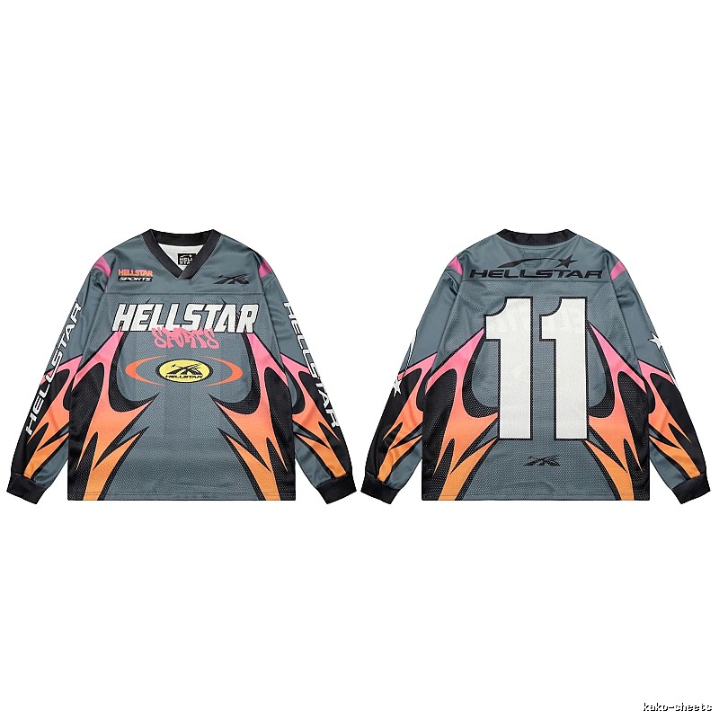 Hellstar Sports Series Vintage Color-blocked Jersey