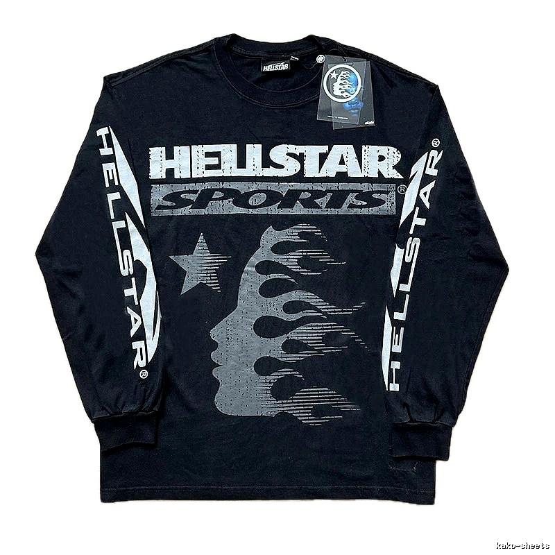 Hellstar Sporty Style Black Long Sleeve