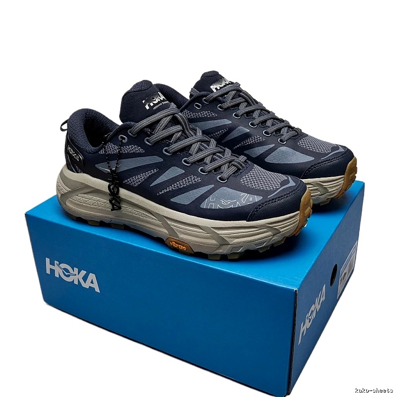 HOKA Off-Road Style Dark Grey Sports Shoes