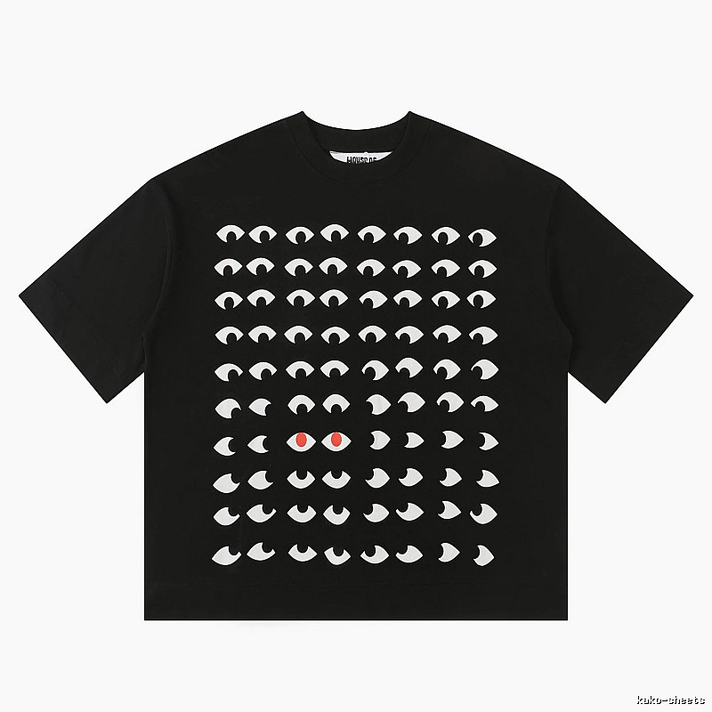 House of Errors Dark Trendy Cool Black Short-sleeve