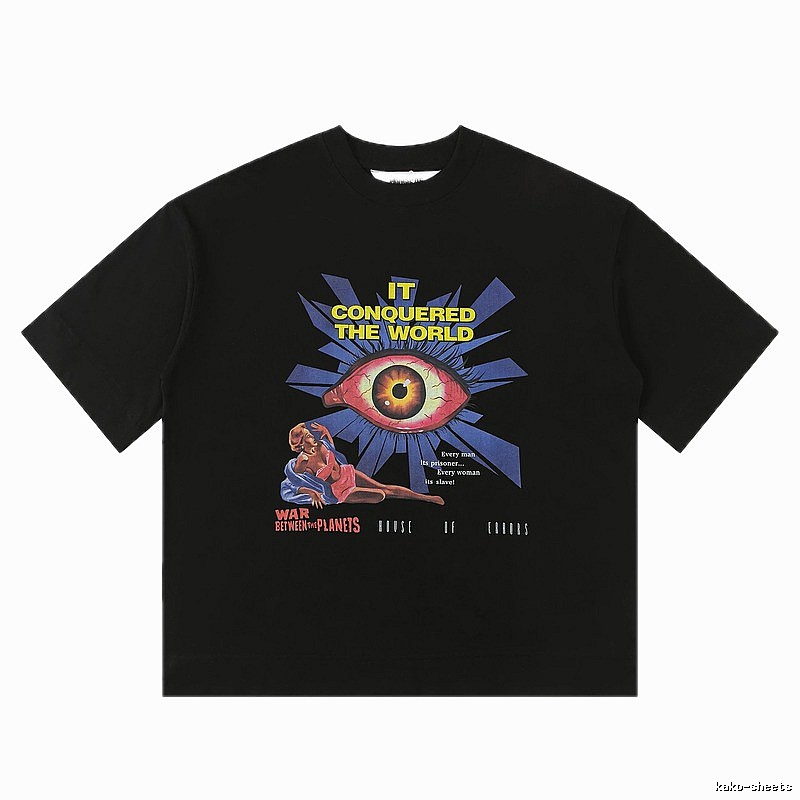 "House of Errors" Sci-Fi Style Black T-shirt