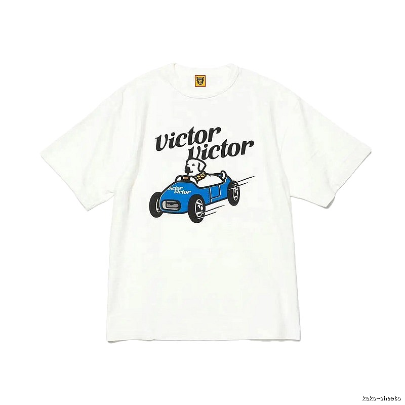 HUMAN MADE Racing Puppy Vintage White T-Shirt