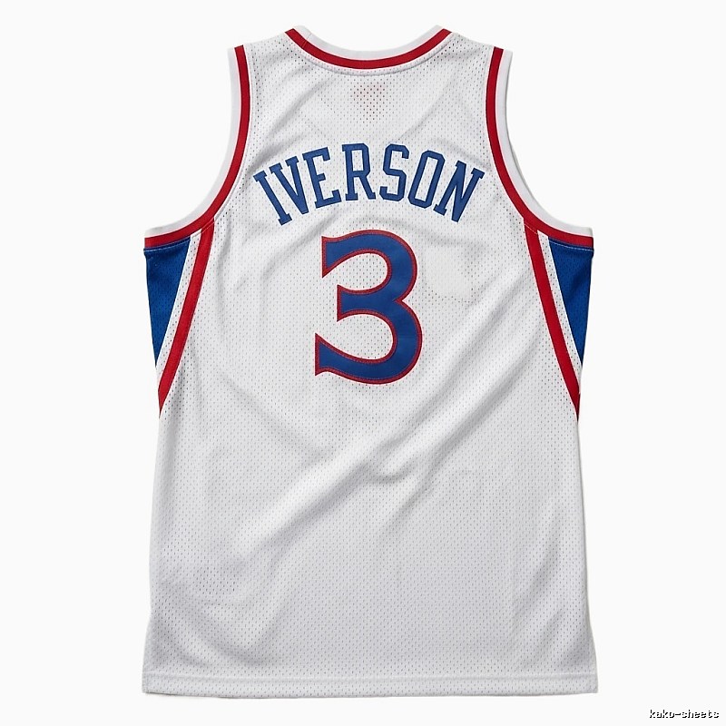 Iverson No. 3 retro-style jersey