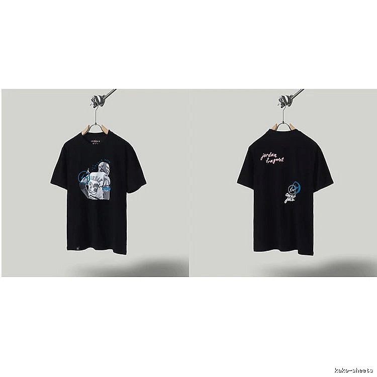 Jordan x TS Co-branded Street Style Black T-shirt