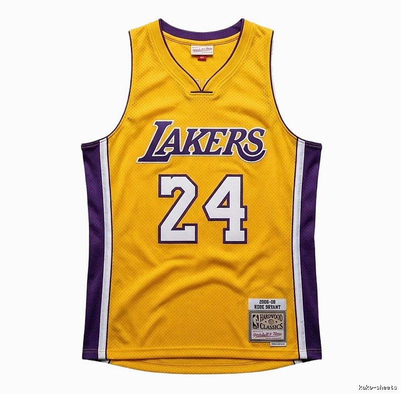 Kobe Kobe No. 24 yellow jersey