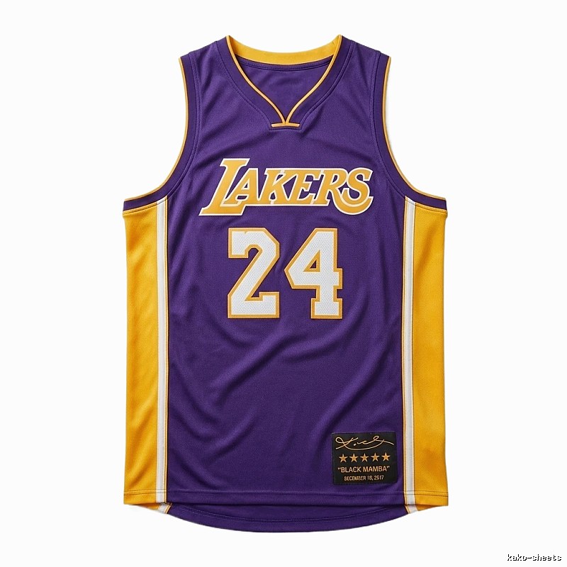 Kobe Lakers No. 24 basketball jersey