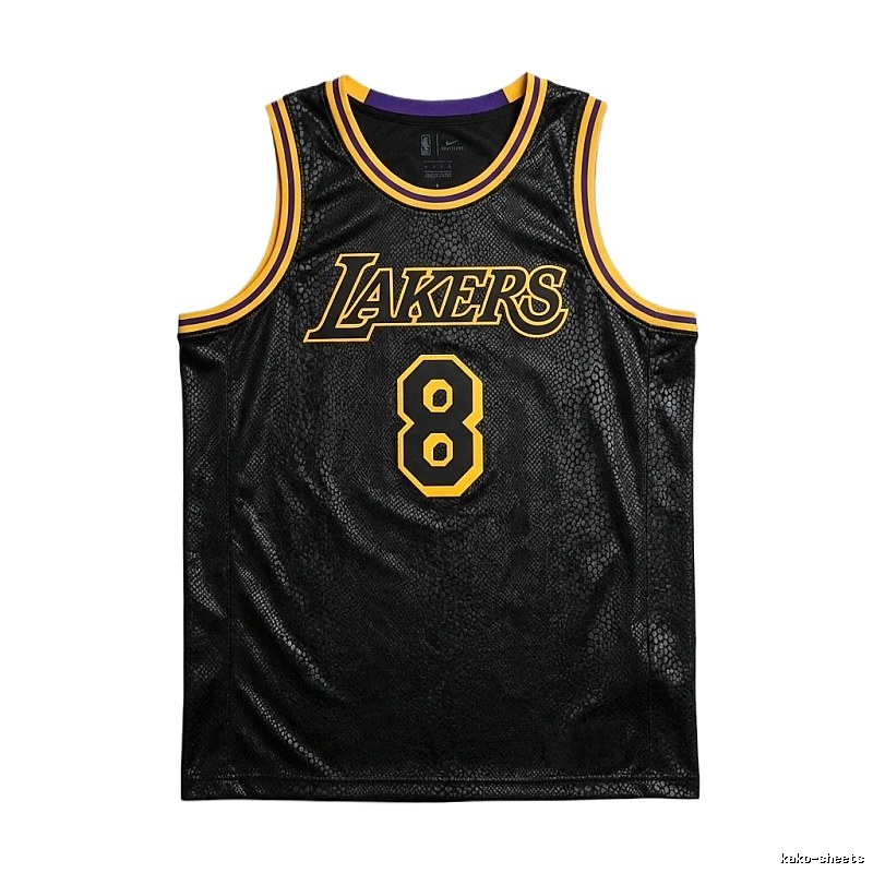 Kobe Lakers No. 8 black vest