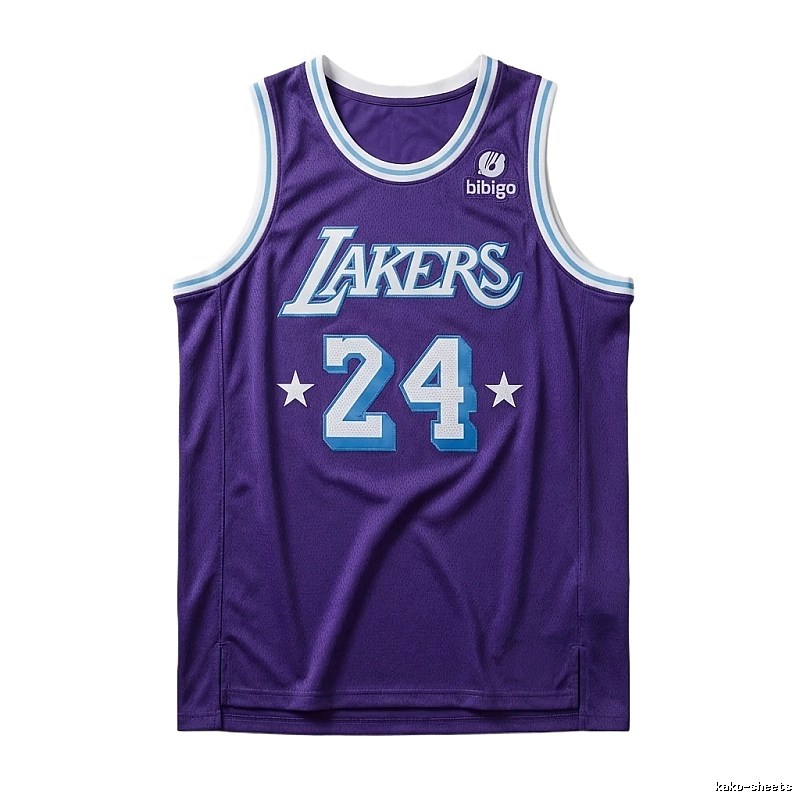 Kobe Lakers retro - style jerseys
