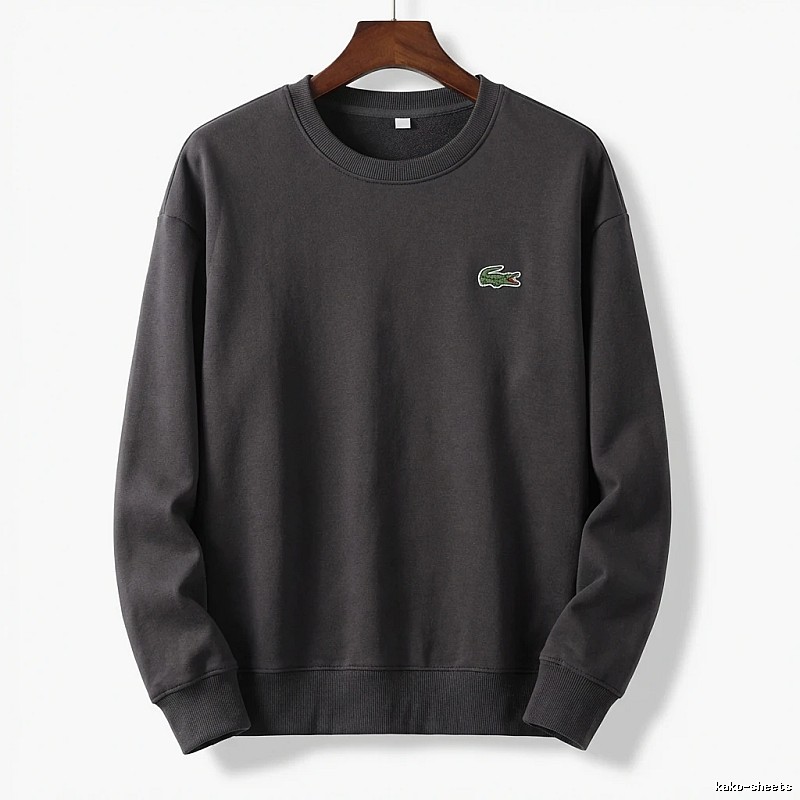 Lacoste basic simple style black sweatshirt