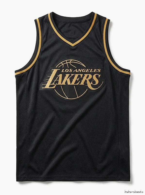 LBJ Lakers retro black jersey