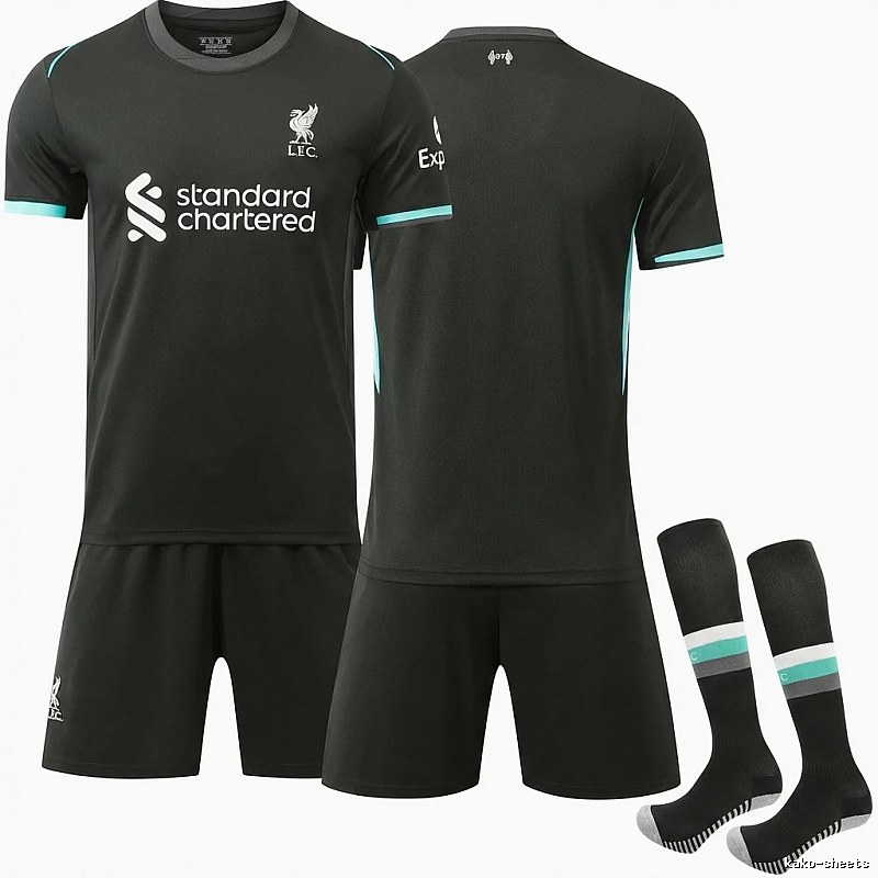 LFC sporty black jersey set
