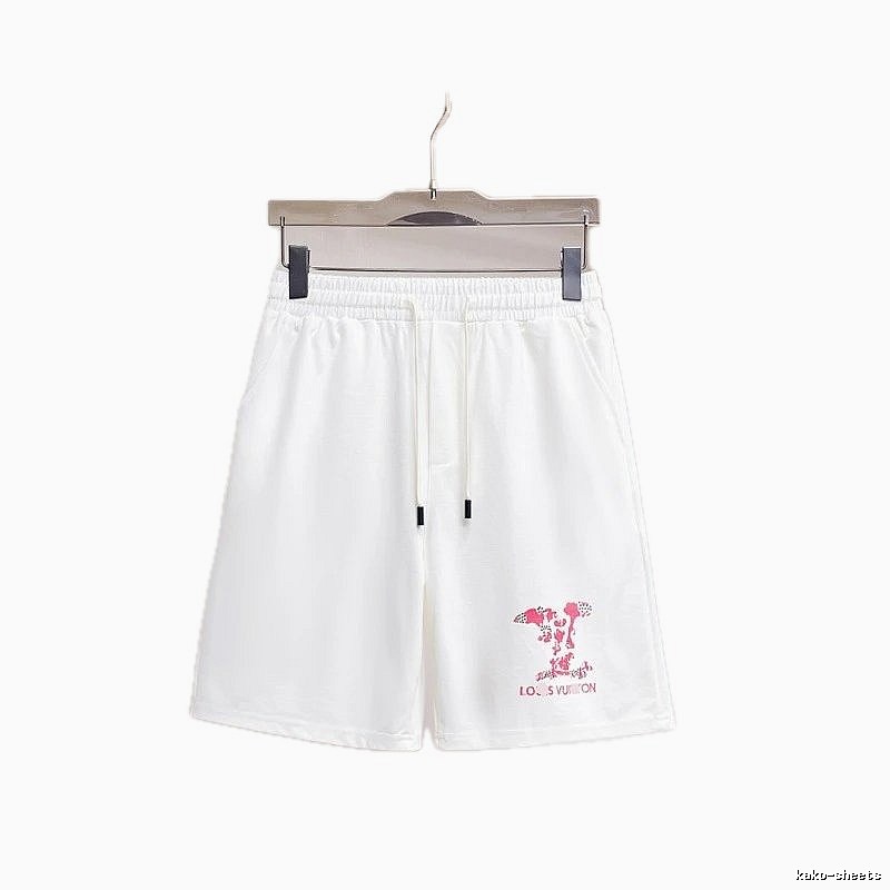 Louis Vuitton Printed Casual Style White Shorts