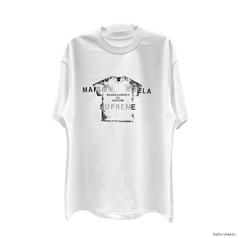 Maison Margiela Co-branded Street Style White T-shirt