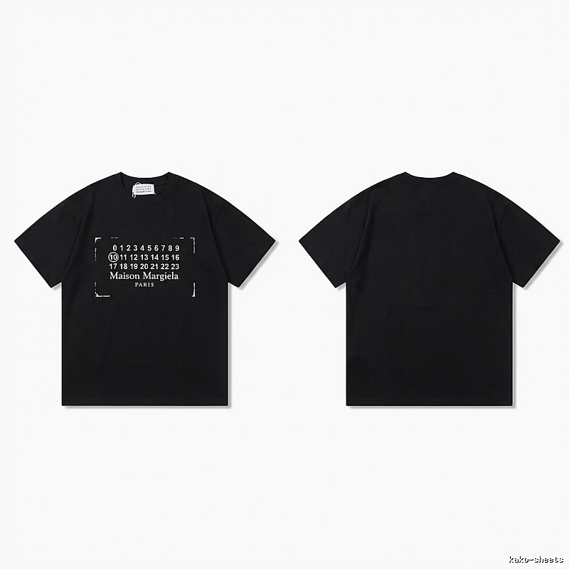 Maison Margiela Digital Style Black T-shirt