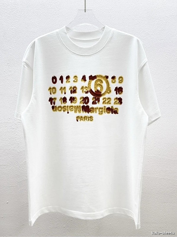 Maison Margiela Number Series High-Street White T-Shirt