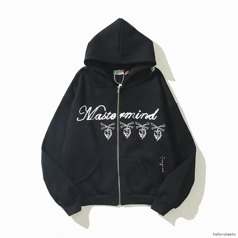 Mastermind Dark Style Hooded Coat