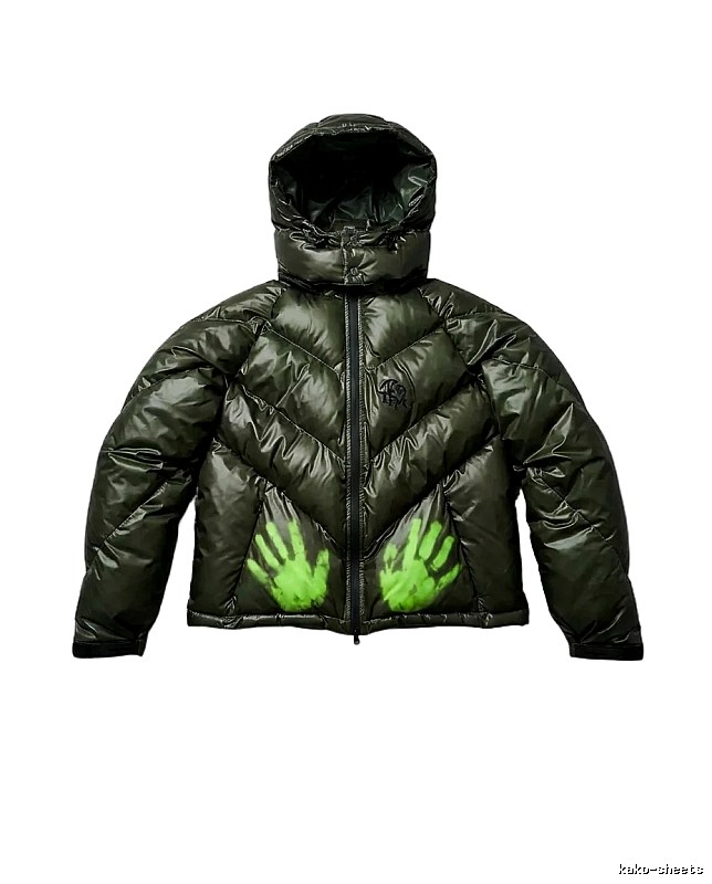 Mertra trendy brand luminous green down jacket