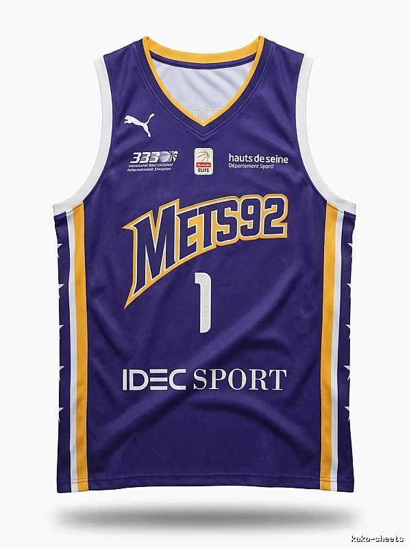 METS92 trendy sporty blue jersey
