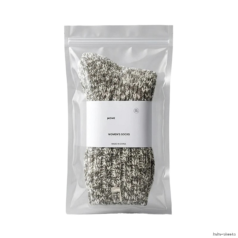 Miu Miu Knitted Style Gray-White Socks