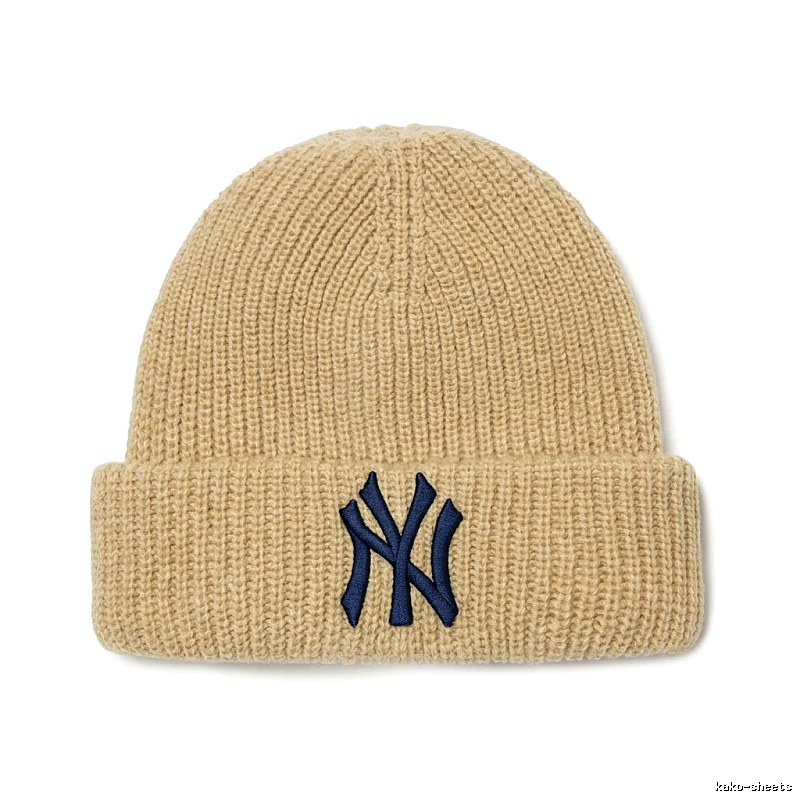 MLB classic beige knitted hat
