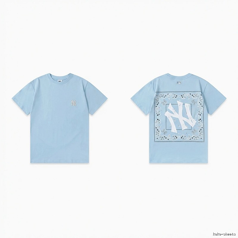 MLB retro light blue T-shirt