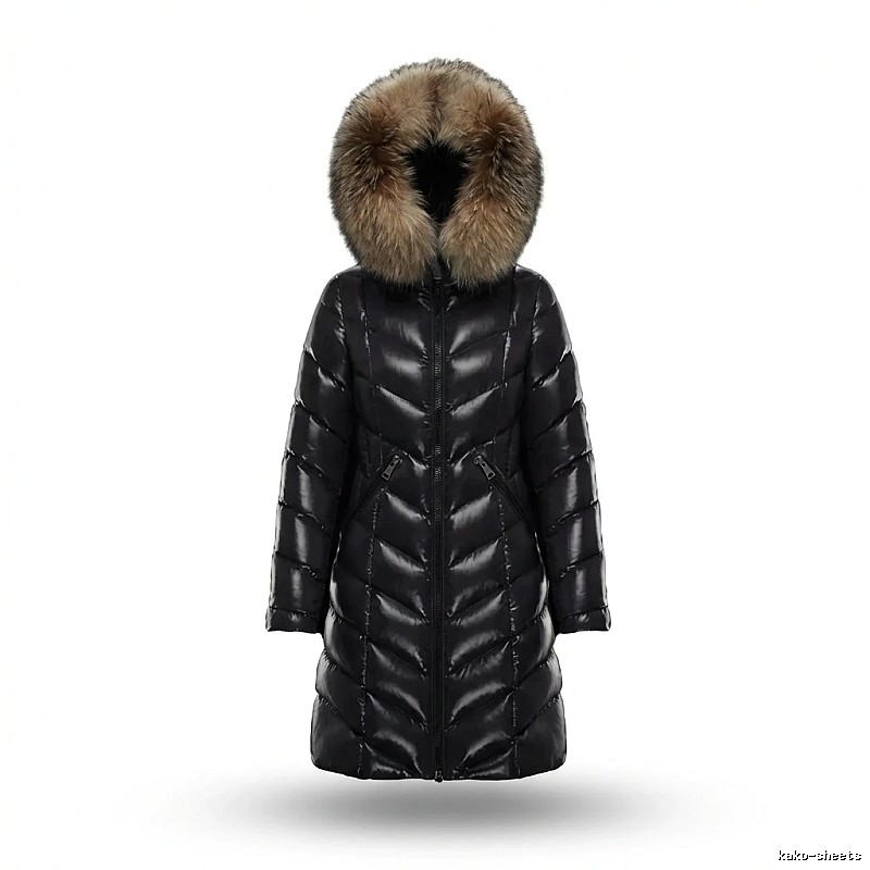 Moncler black luxury style down jacket