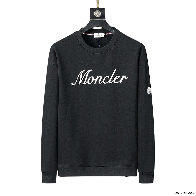 Moncler black simple sweatshirt