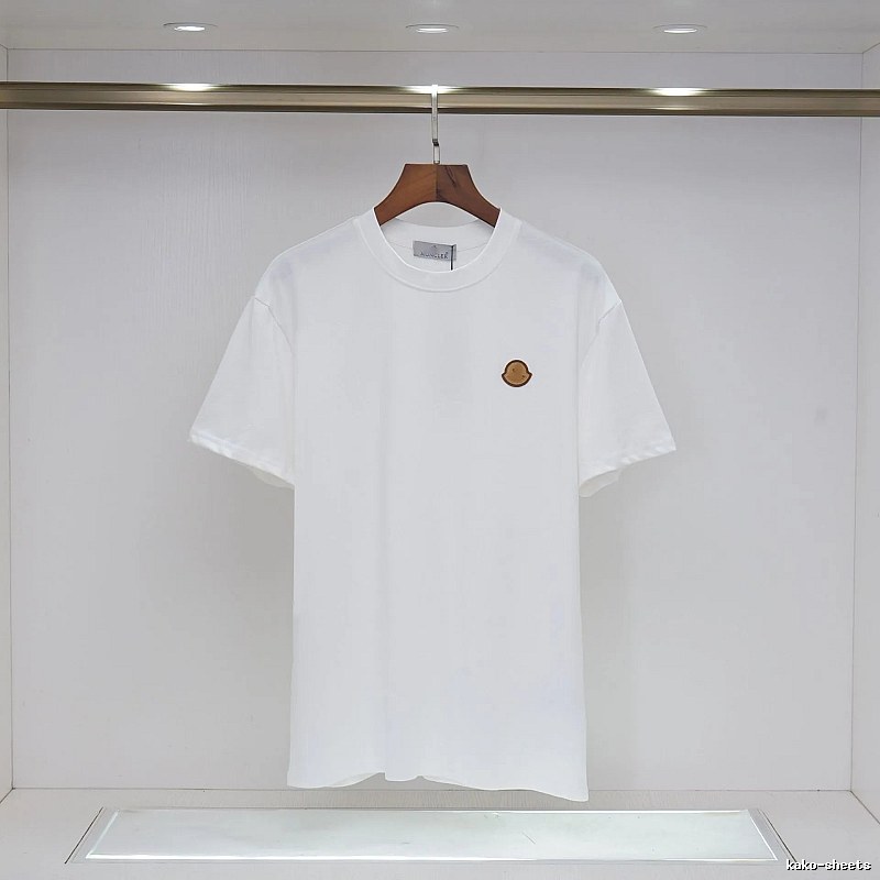 Moncler Classic Minimalist Style White Short-sleeve T-shirt