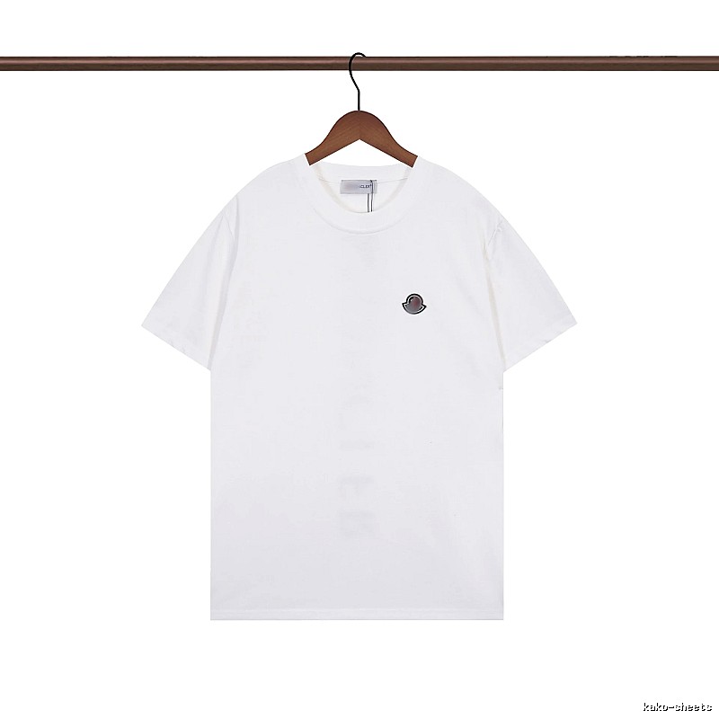 Moncler Classic Minimalist Style White Short-sleeve T-shirt