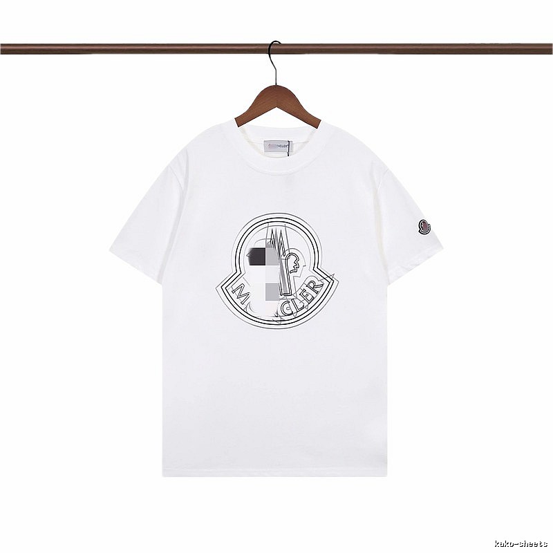 Moncler Logo Collection Trendy Style White T-Shirt