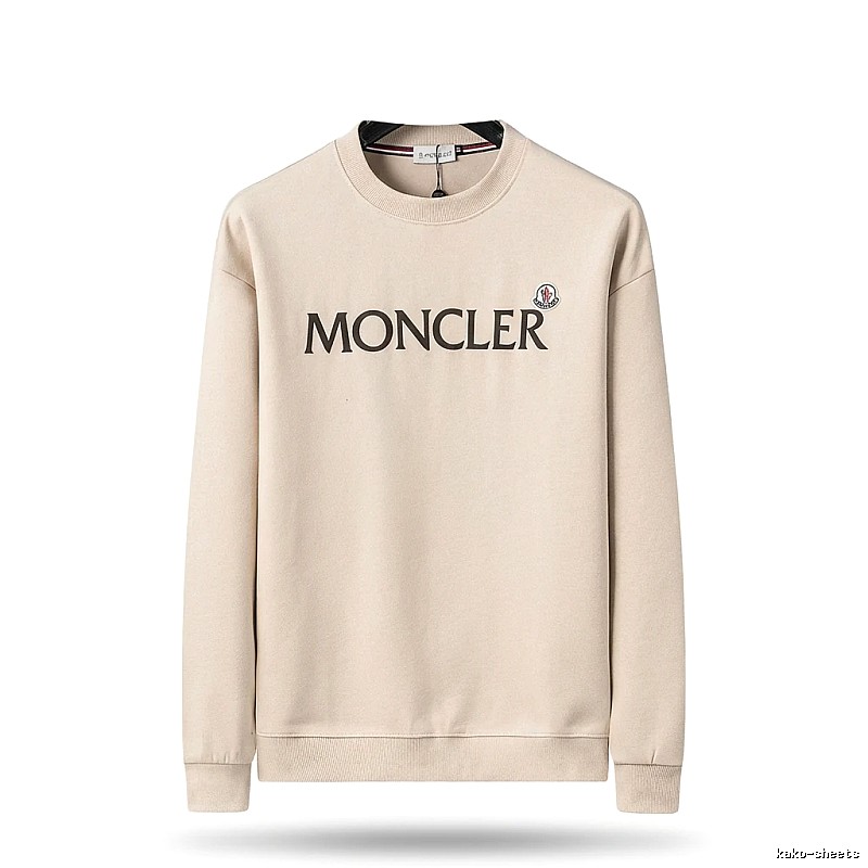 Moncler minimalist beige sweatshirt