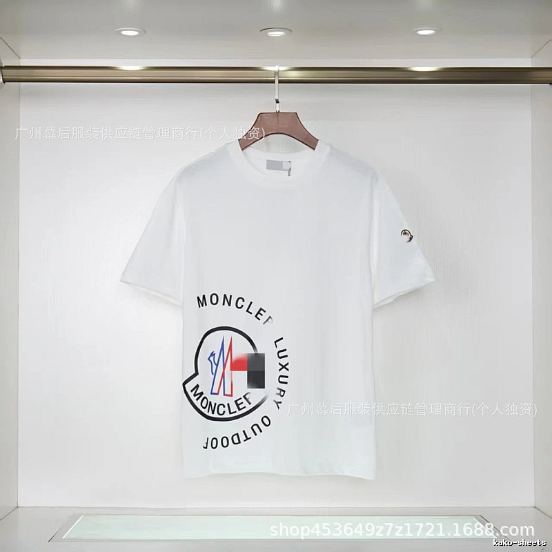 Moncler Outdoor Casual Style White Short-sleeve T-shirt