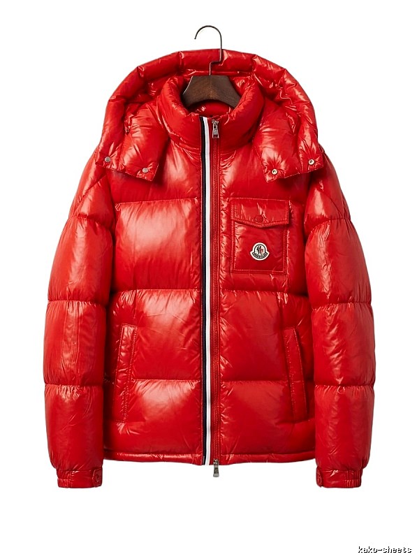 Moncler red fashionable down jacket