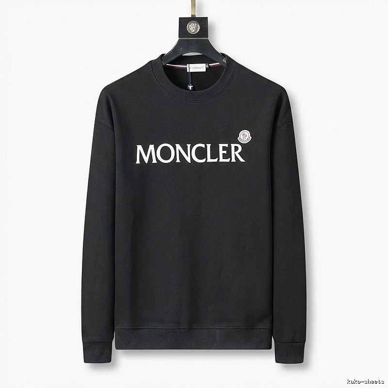 Moncler simple-style black sweatshirt