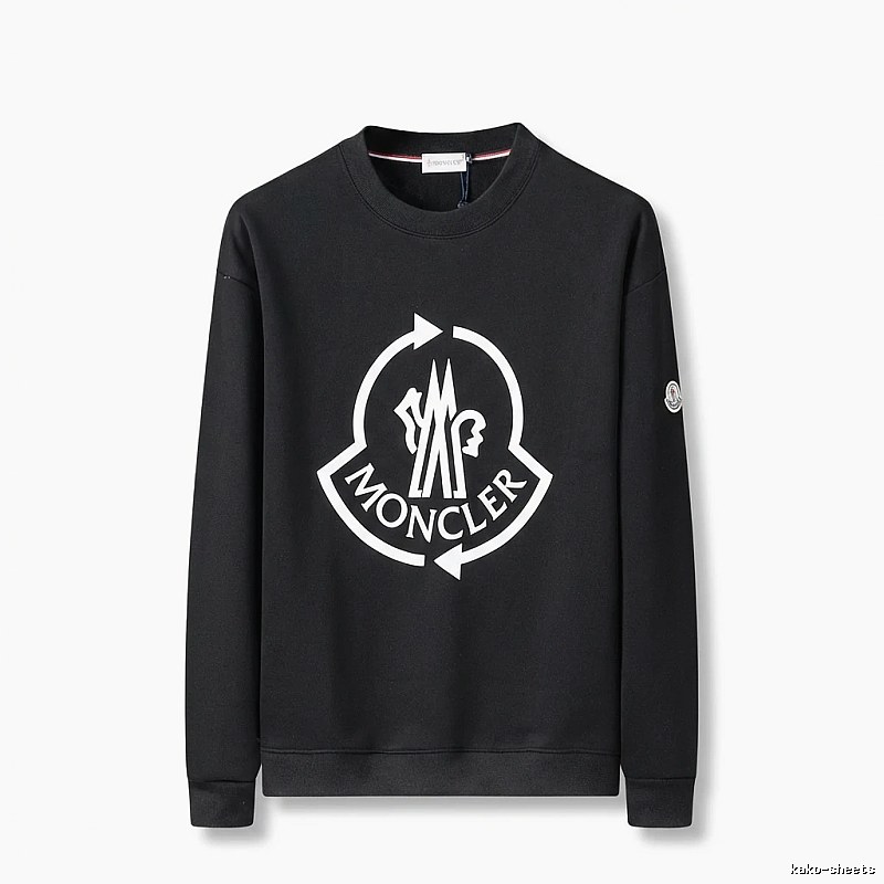Moncler's classic trendy black sweatshirt