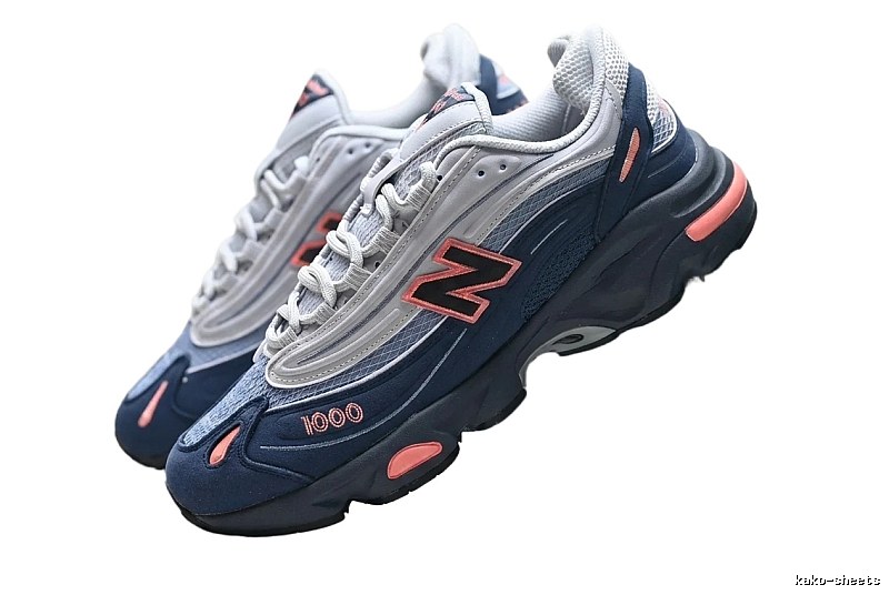 New Balance 1000 Series Grey-Blue Athletic Shoes