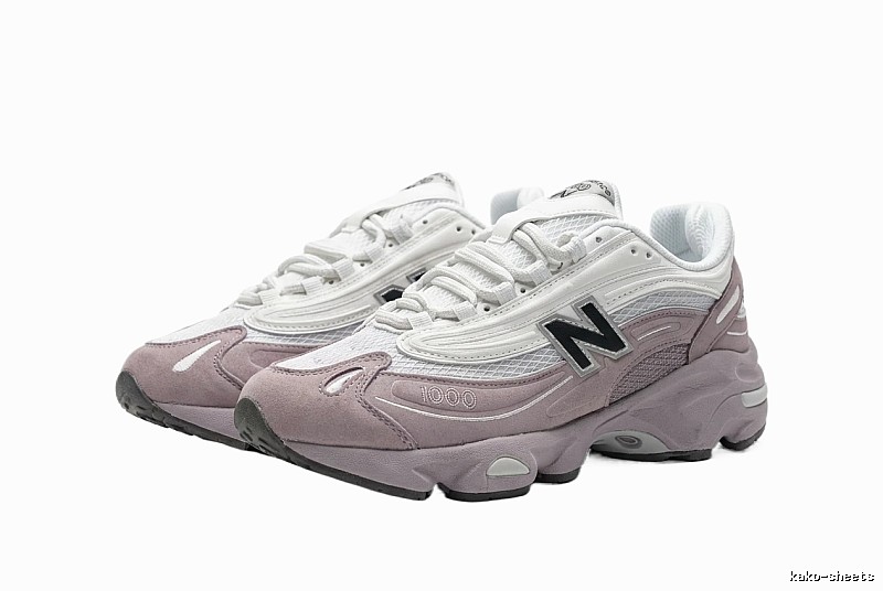New Balance 1906 retro style pink and white shoes