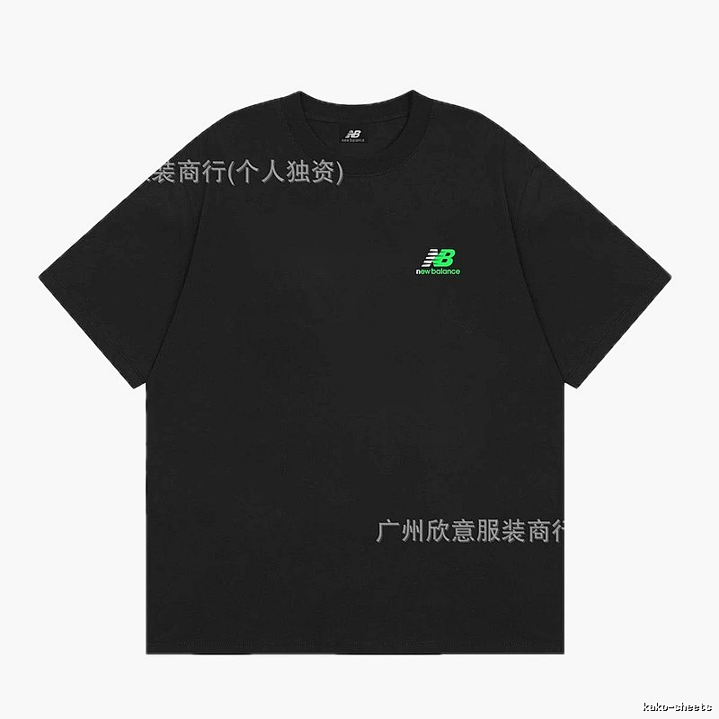 New Balance Casual Trendy Black Short Sleeve T-shirt