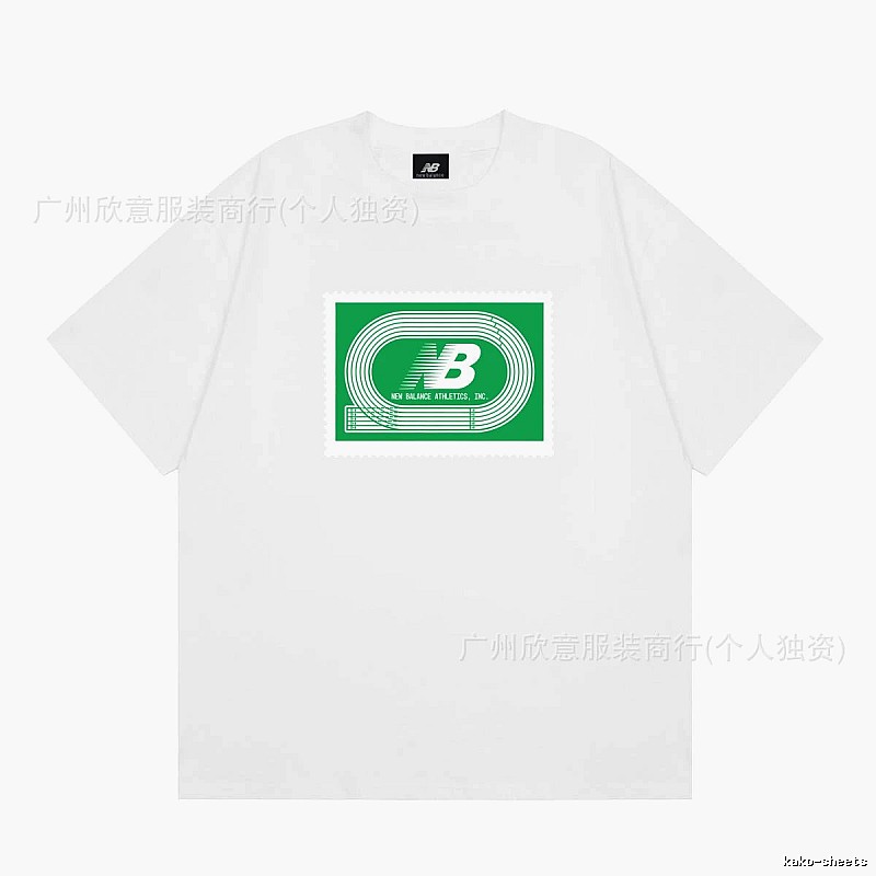 New Balance Printed Casual Style White T-Shirt