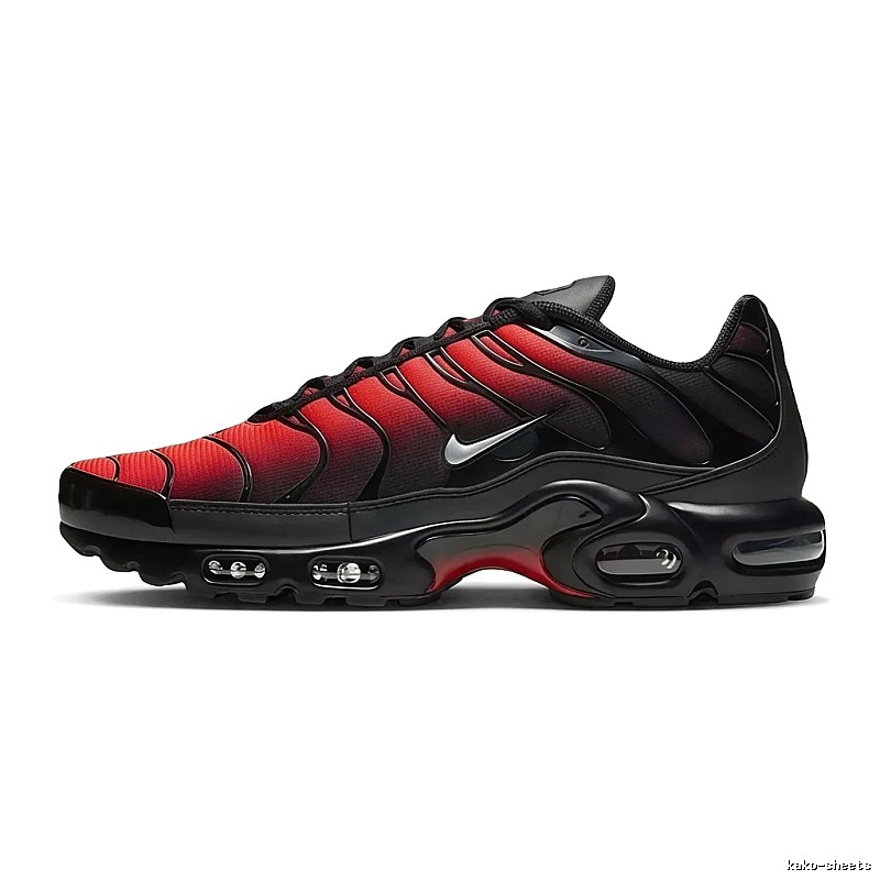 Nike Air Max 97 Black-Red Gradient Athletic Shoes